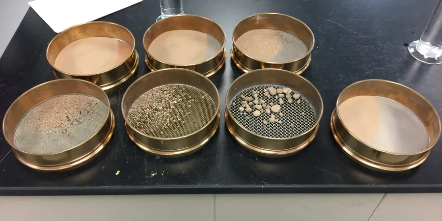 Grain Size Analysis (Sieve + Hydrometer) for Savannah Georgia Soil Profiles